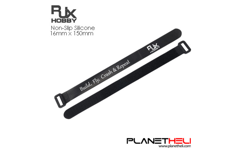 RJX HOBBY Non-Slip Silicone Battery Straps – 2 Pcs / PACK (Width: 16mm Length: 150mm )